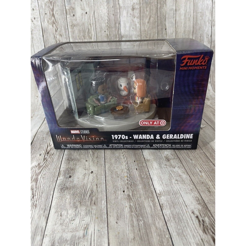 Funko POP! Mini Moments: Marvel's WandaVision Living Room 70's Wanda & Geraldine